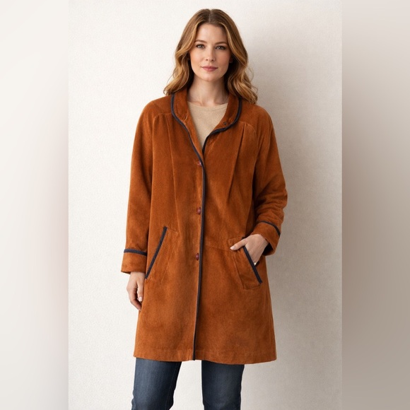Danier Jackets & Blazers - Danier Brown orangy coat Jacket for Women vintage
